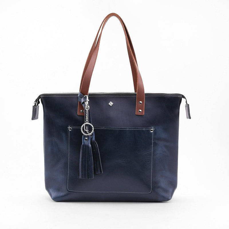 Zippered Deluxe Lifetime Tote - Lifetime Leather Co