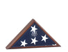US Military Personalized Cherry Flag Case for American 5’x9.5’ Veteran Burial Flag, US Military Stuff Personalized Cherry Flag Case for American, The Military Gift Store, American Flag Frames