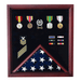 Memorabilia / Flag Display Case - Memorabilia Shadow Box Flag Display Case to fit 5 X 9.5 flag, Flag Display Case - Memorabilia Shadow Box Flag Display Case, The Military Gift Store, Flag and Medal Display Cases