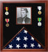 Photo Flag and Medal Display Case, Flag and Photo Frame., , The Military Gift Store, 