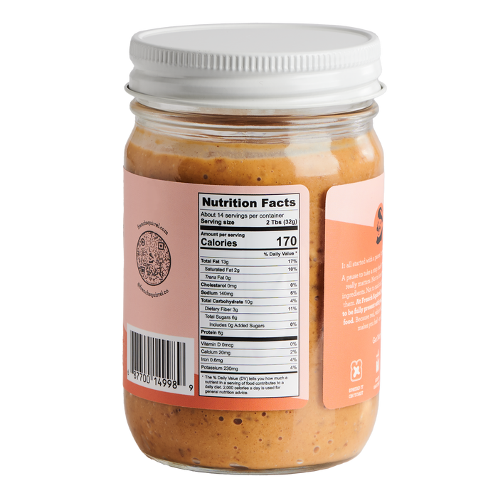 French Squirrel Beurre: Crunchy Date Peanut Butter (2-pack bundle) case by Farm2Me