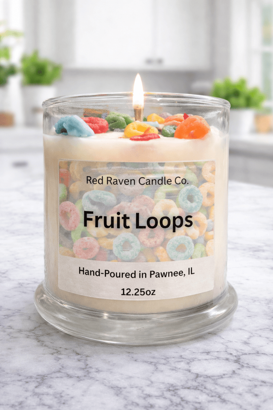 Fan Favorites Trio - Blueberry Waffle, Strawberry Shortcake & Fruit Loops Scented Dessert Candles