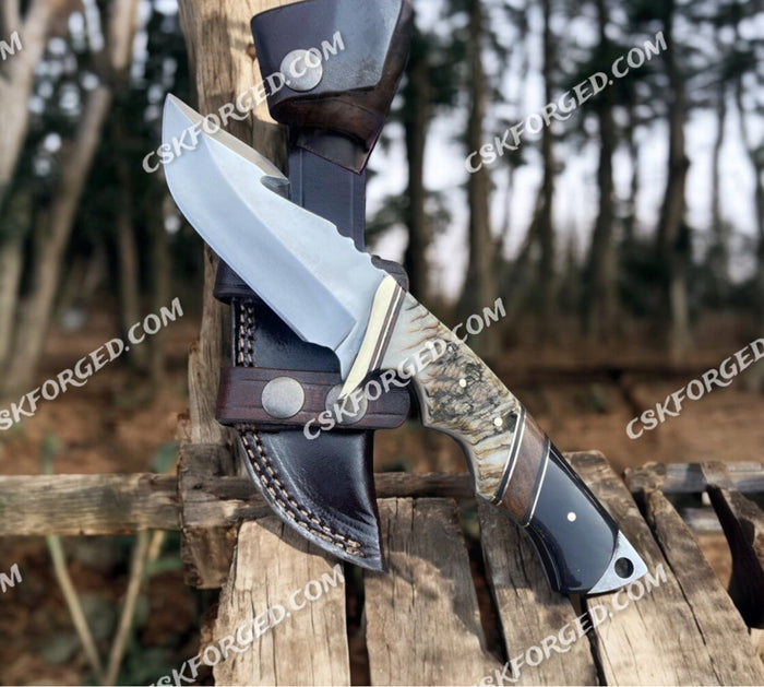 EVOKE HOOK KNIFE, SHEEP & TURQUOISE HANDLE