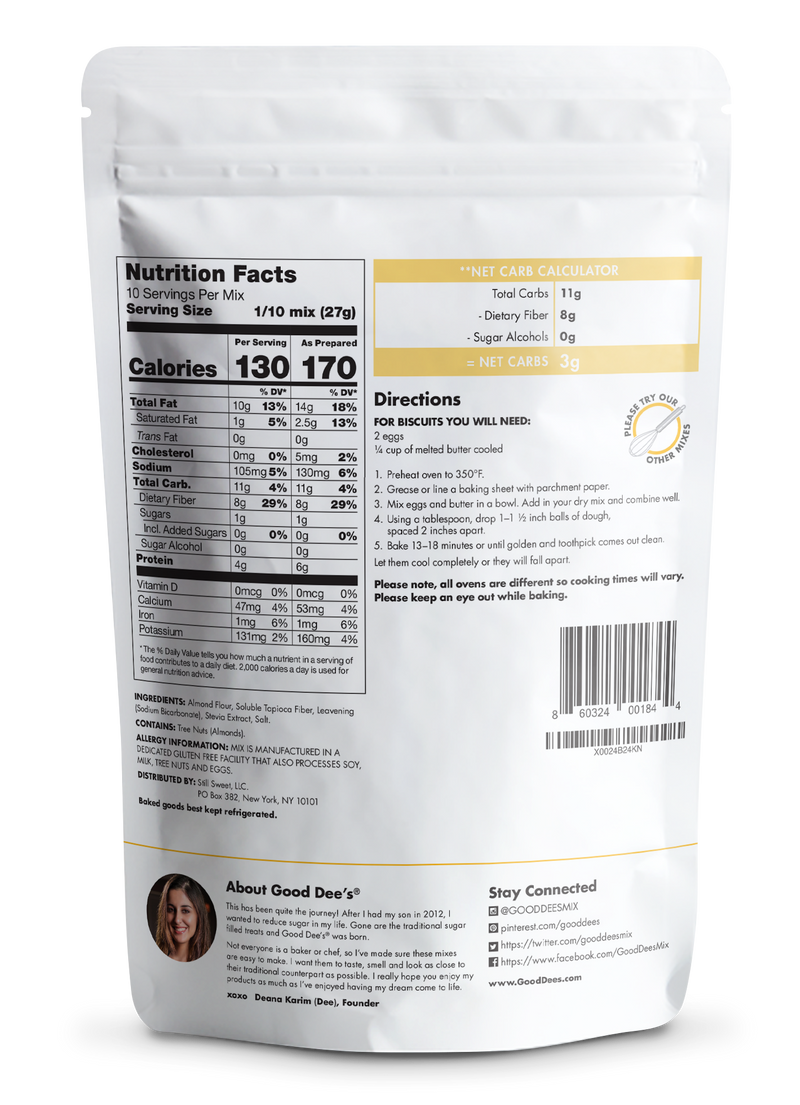 PRESALE: Cracker Biscuit Keto Mix - Gluten Free and No Added Sugar