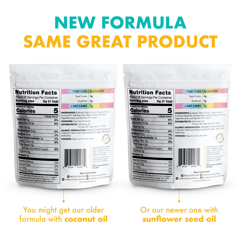 Back in stock! Keto Rainbow Sprinkles - Gluten Free and No Added Sugar by Good Dee's