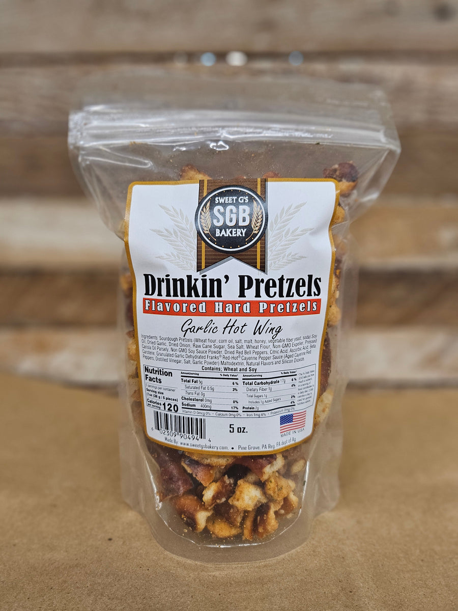 Drinkin' Pretzel - Garlic Hot Wing