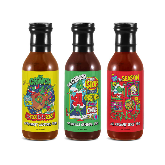 Grinch BBQ Sauce 3-Pack