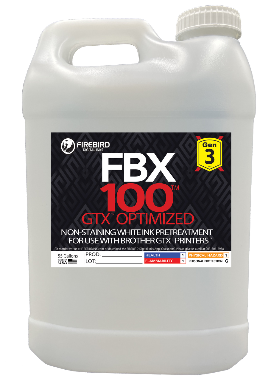 FBX-100 Gen3 GTX Optimized pretreatment in a 2.5-gallon container
