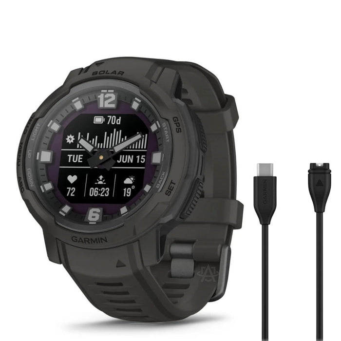 Garmin Instinct Crossover Solar | Hybrid Smartwatch w/ GPS