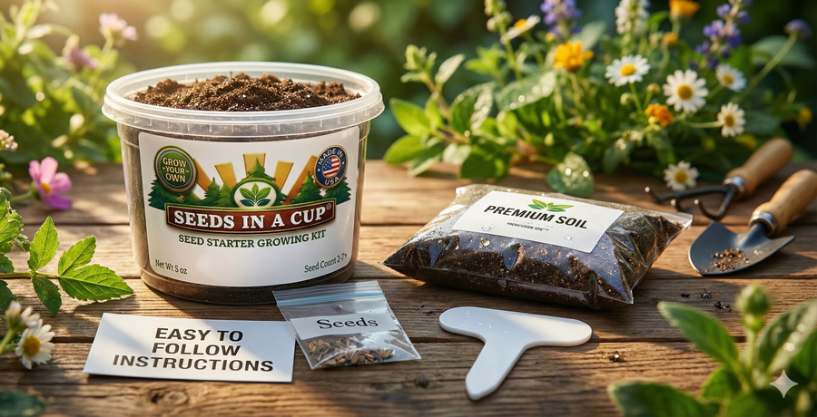 Collard Greens Grow Kit | Seeds In A Cup®