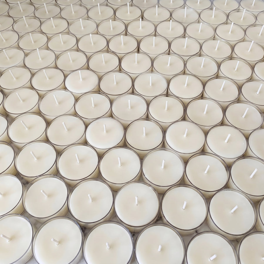 White Tealight Beeswax Candles