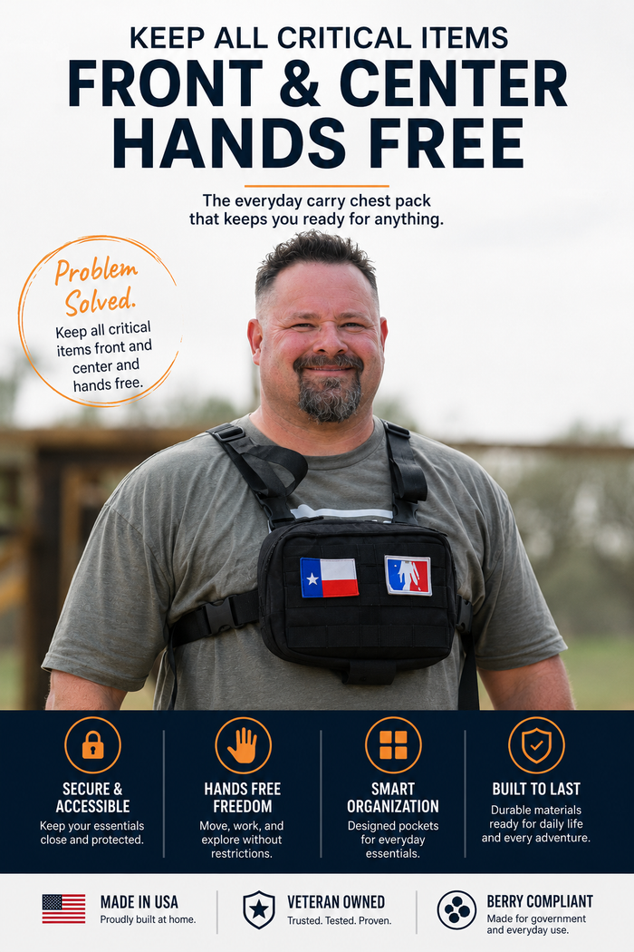 Gnome Chest Pack | Keep Essential Gear Within Reach