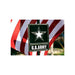 Go Army Veteran Grave Marker With 30 Inch Tall American Cemetery Flag, Officially Licensed Military Seal., Go Army Veteran Grave Marker With 30 Inch Tall American Cemetery Flag, The Military Gift Store, Grave Marker