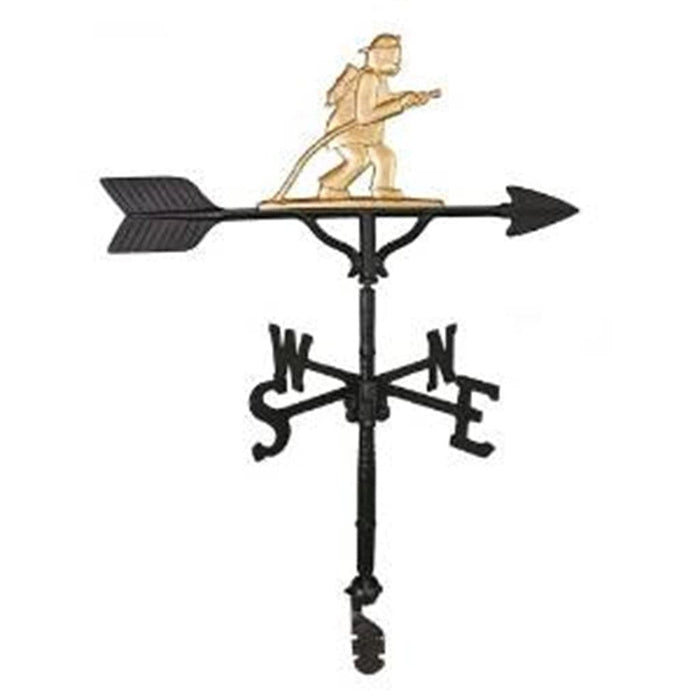 Fireman 32" Weathervane | Patriot Forged in the USA