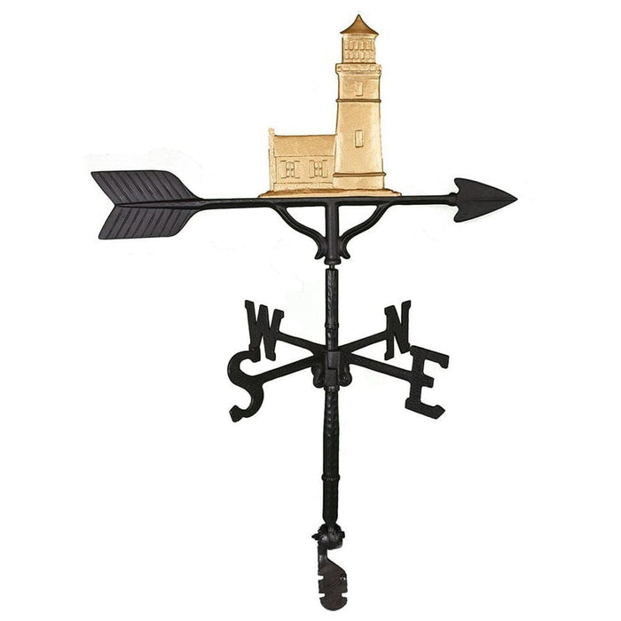Lighthouse Cottage 32" Weathervane | Patriot Forged in the USA