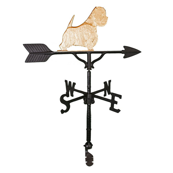 West Highland Terrier 32" Weathervane | Patriot Forged in the USA