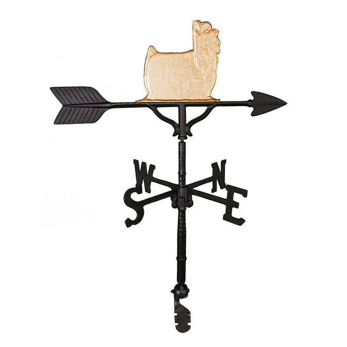 Yorkshire Terrier 32" Weathervane | Patriot Forged in the USA
