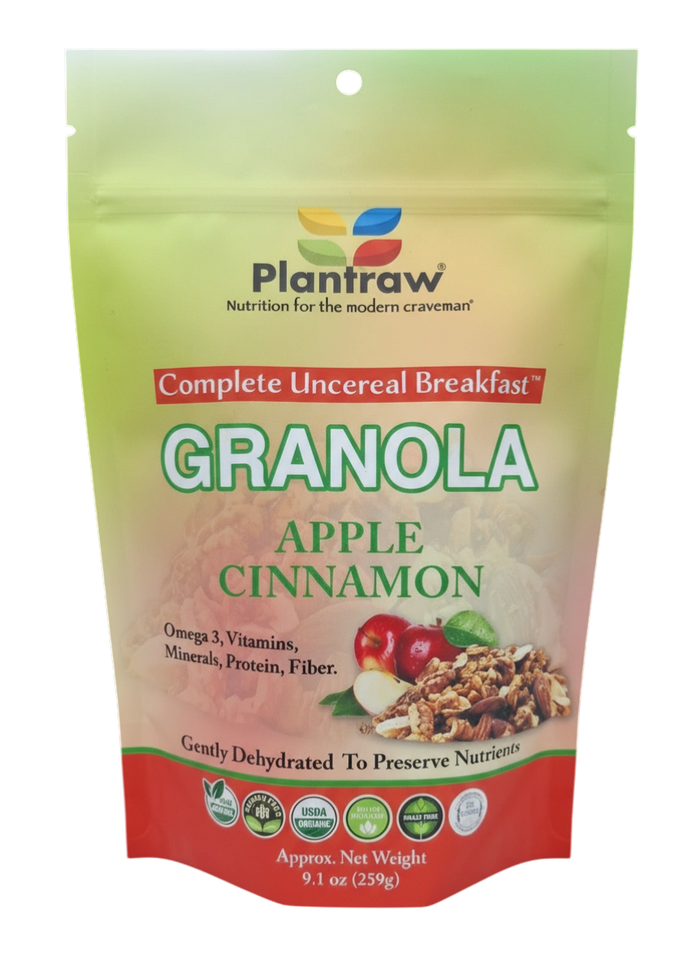 Granola - Apple Cinnamon (Grain-free, gluten-free with neither added sugar nor sweeteners)