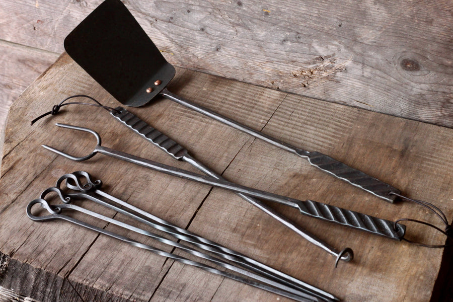 Grill-Marked BBQ Tool Set