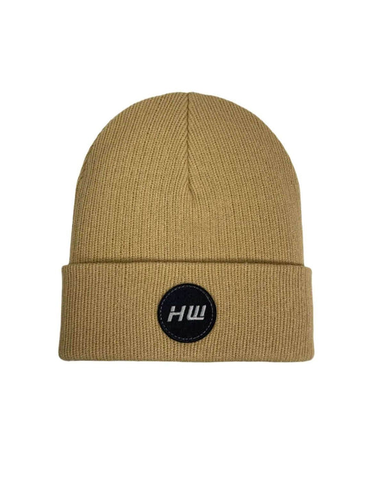Cuffed Wide Ribbed, Classic Beanie, Dune Beige