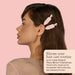 Market Fresh Beauty Creaseless Hair Clips, 8 Pack - No-Crease Hair Styling Clips for Sectioning, All Hair Types, Heat Styling & Makeup Application - Pink & Opal Clips, Non-Slip & Durable Design