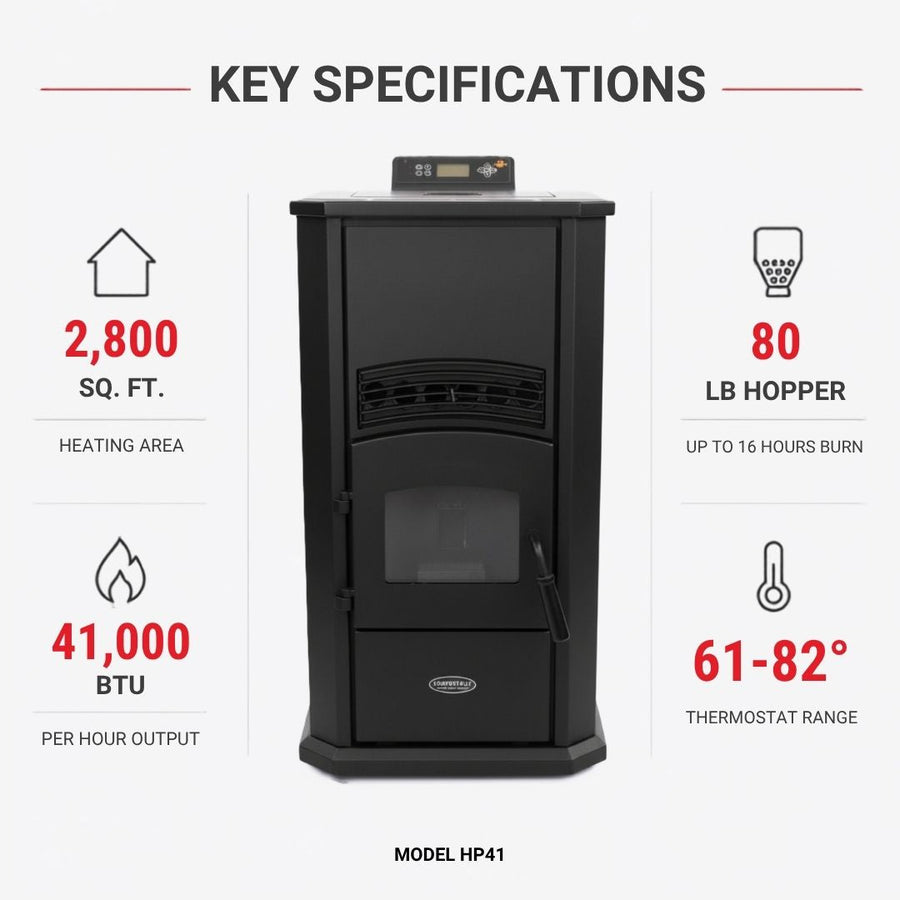 Alpine by ComfortBilt HP41 Pellet Stove