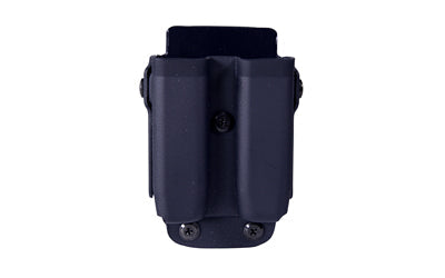 High Speed Gear Uniform Line |  Twin Mag Pouch |  Size 1 |  Black |  Fits MOLLE or Belt |  Kydex |  Universal Clip Mount