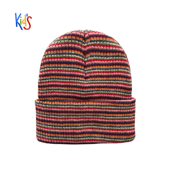 Classic Cuffed Beanie, Kids Knit Beanie, No Logo