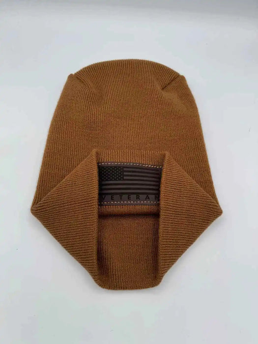 H Stitch Cuffed Beanie, Veterans Collection