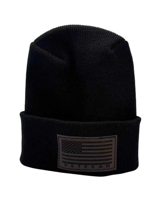 H Stitch Cuffed Beanie, Veterans Collection