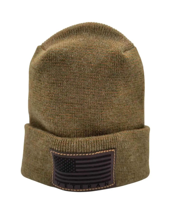 H Stitch Cuffed Beanie, Veterans Collection