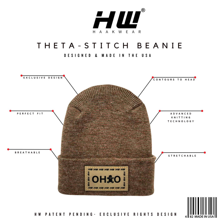 Haakwear H Stitch Beanie Ohio The Browns Cookie Edition Exclusive Christmas Hat Collection Burgundy Green Fusion
