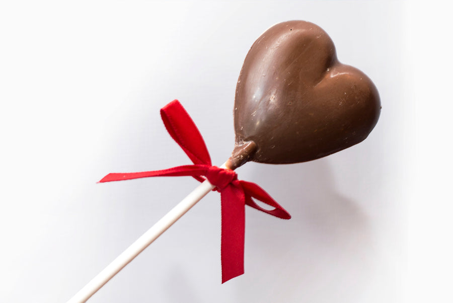 Milk Chocolate Heart Pop