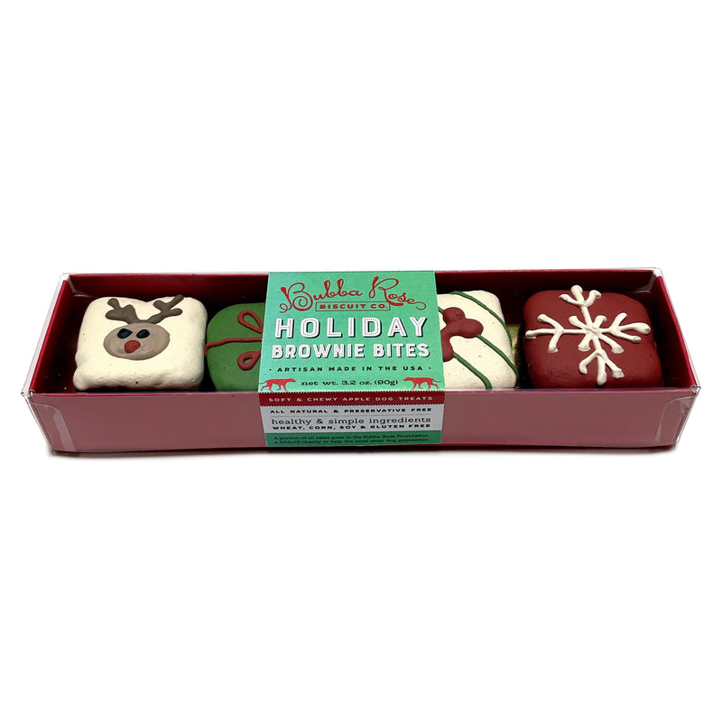 Holiday Brownie Bites Box by Bubba Rose Biscuit Co.