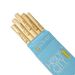 Tall Premium Reusable Reed Straws - 5 ct box.