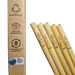 Tall Premium Reusable Reed Straws - 5 ct box.