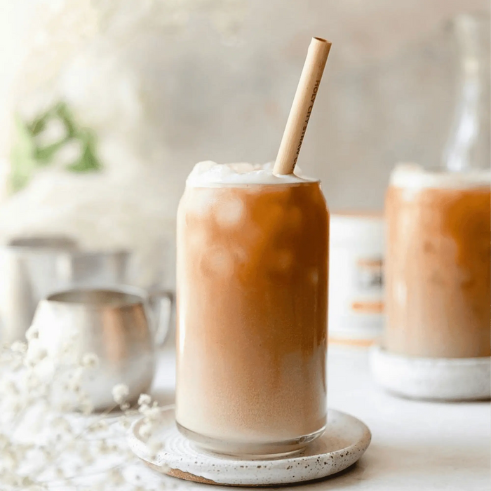 Tall Premium Reusable Reed Straws - 5 ct box.