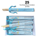 Holy City Straw Company Inner Pack of 25 two straw pouches retail open