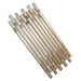 Holy City Straw Company Tiki Collector Series Branded Reed Straws 10 pack masks