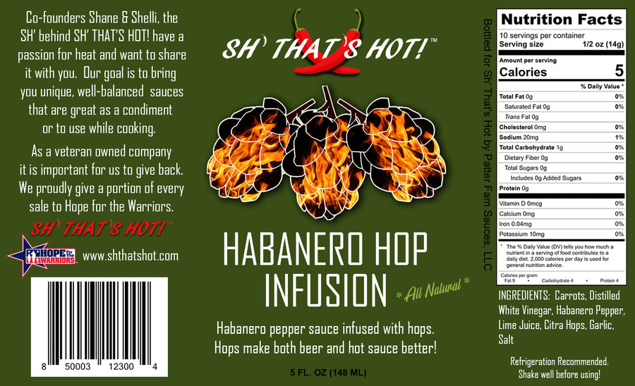 Habanero Hop Infusion hot sauce