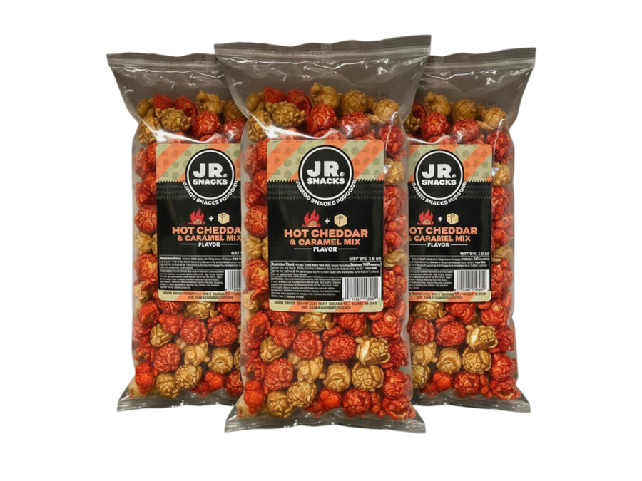Junior Snacks Hot Cheddar & Caramel Mix