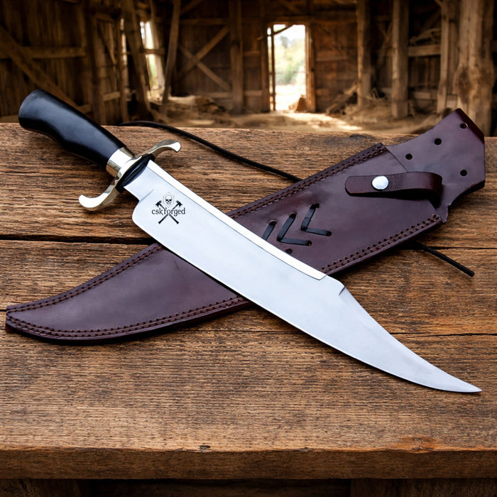 Gil Hibben Expendables Knife with Premium Leather Sheath – Legendary Design With Ultimate Craftsmanship