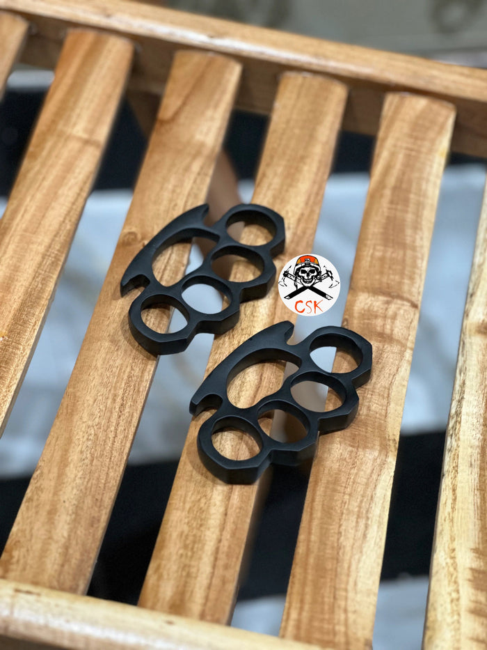 Premium (2pcs)Hand Casted Black knuckle Set