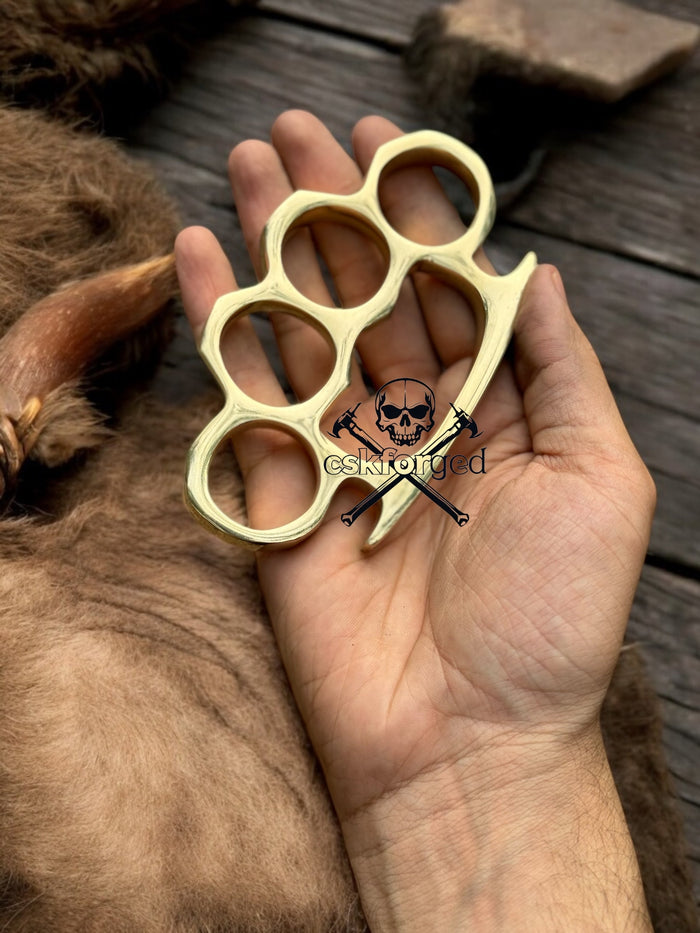 Premium Casted Brass Knuckles for Big Hands – Durable & Powerful