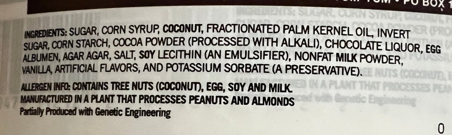 Idaho Spud — ingredient and allergen declaration
