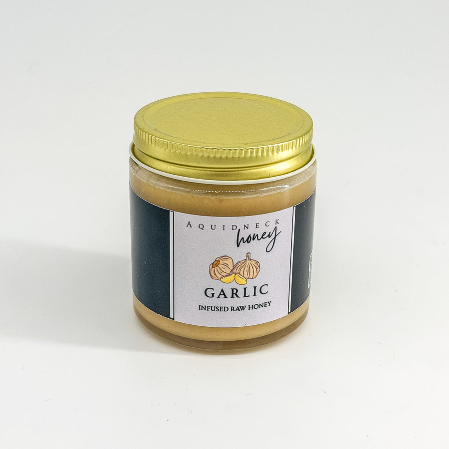 Garlic Infused Creamed Honey