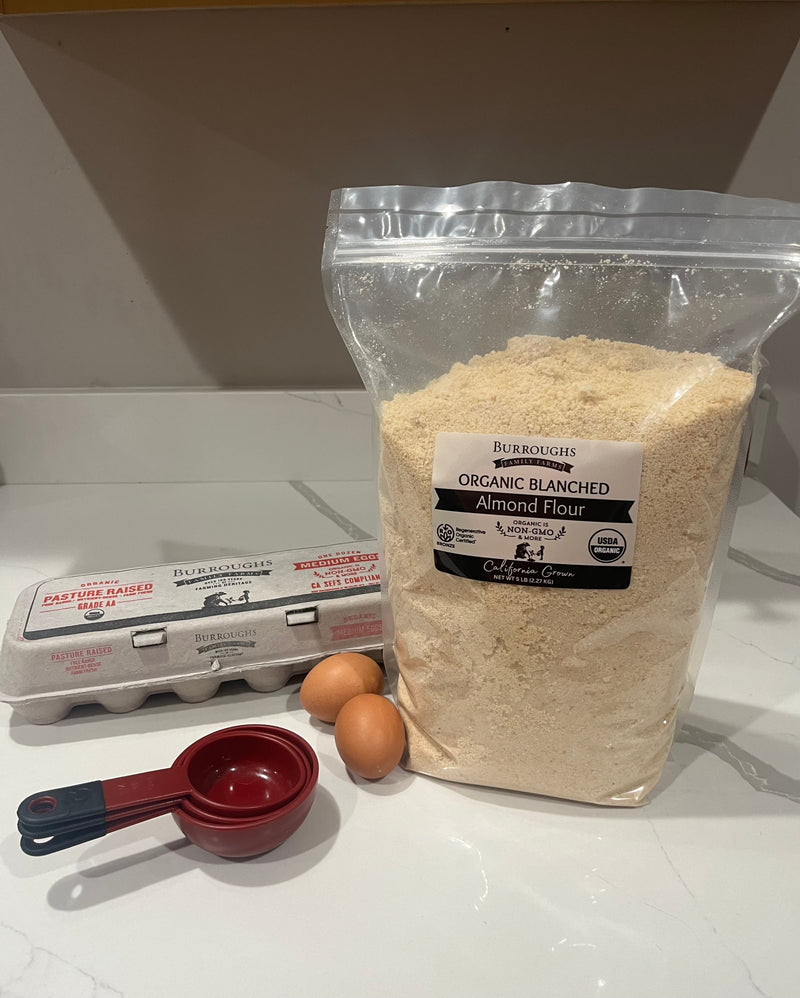 5# Organic Blanched Almond Flour by Burroughs Family Farms