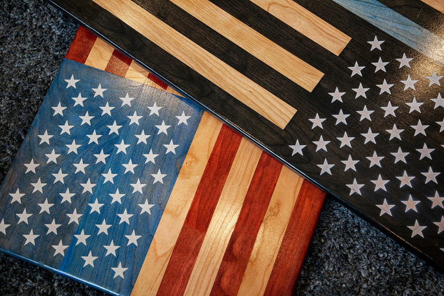 Old Glory Handcrafted Patriotic Wall Flag – Made by U.S. Veterans