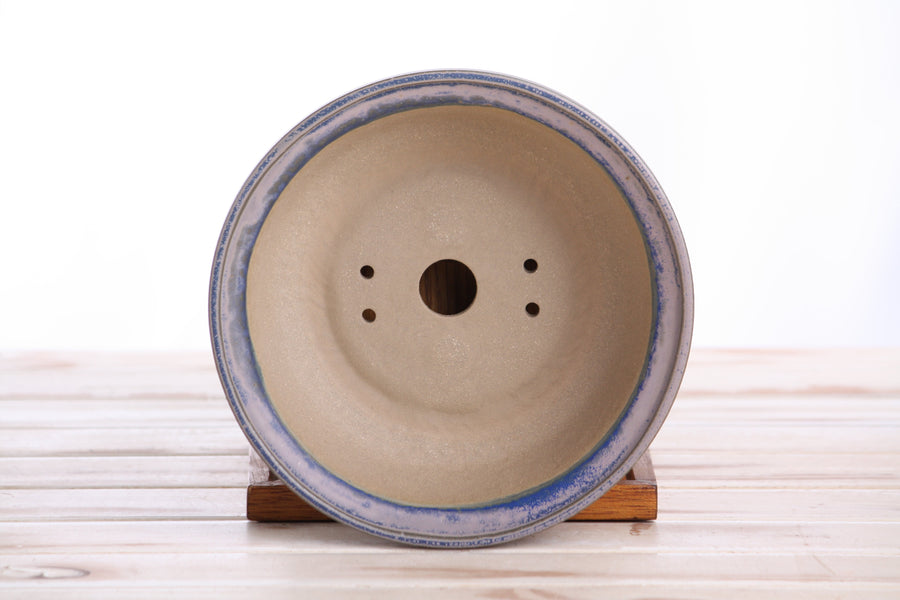 7-Inch Round Bonsai Pot - Ocean