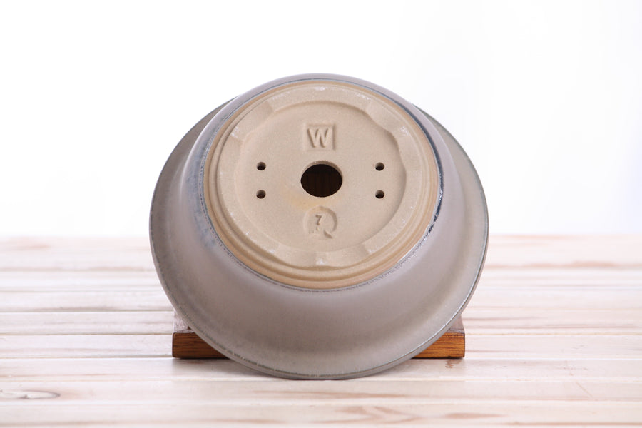7-Inch Round Bonsai Pot - Ocean